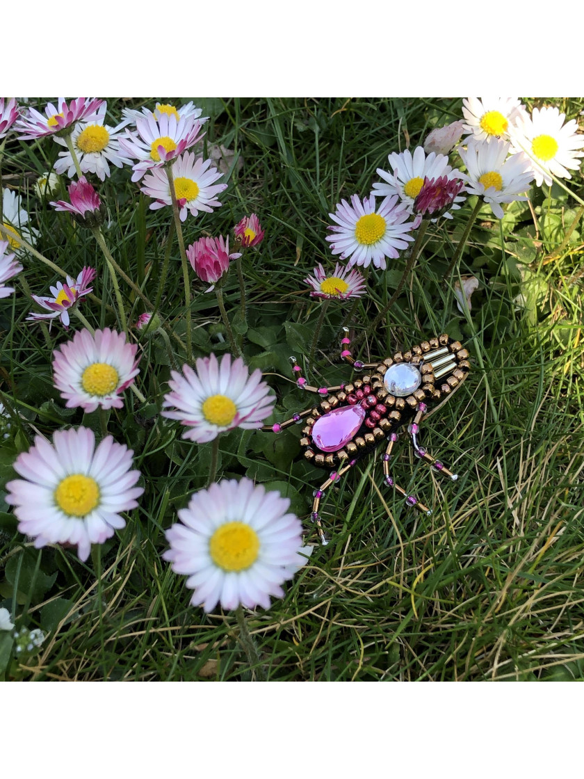 Insect-shaped brooch