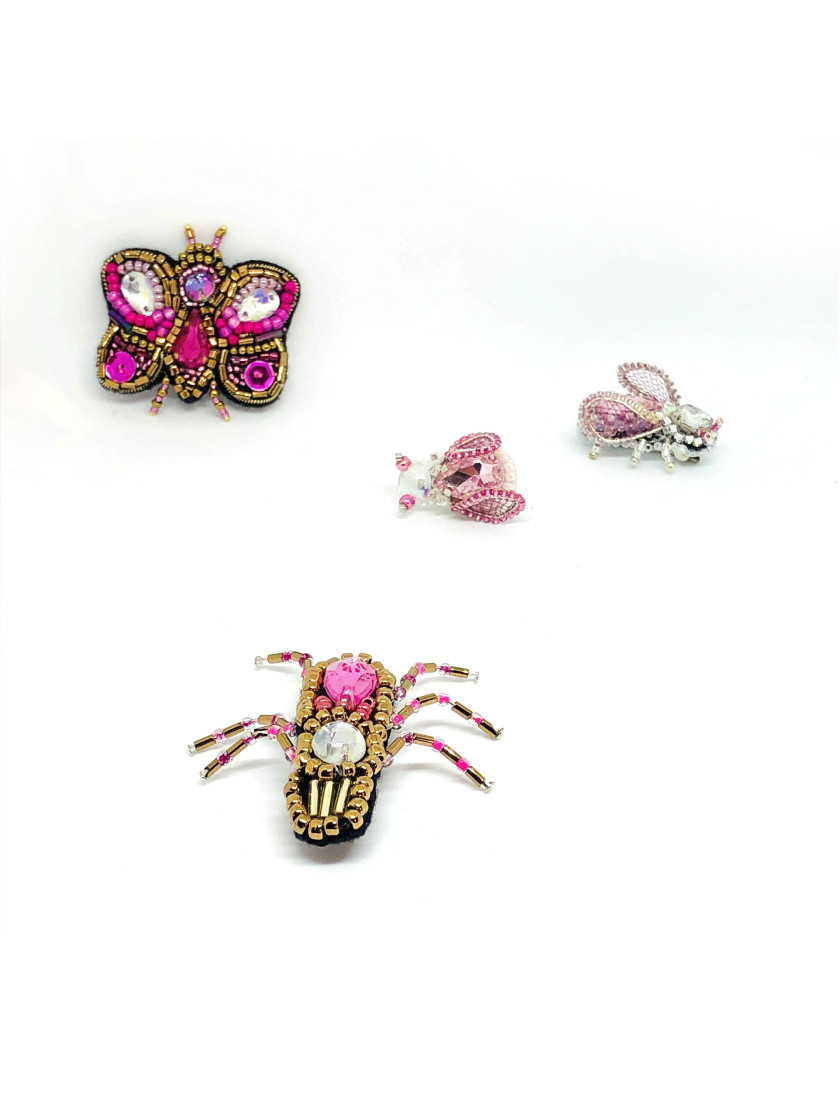 Insect-shaped brooch