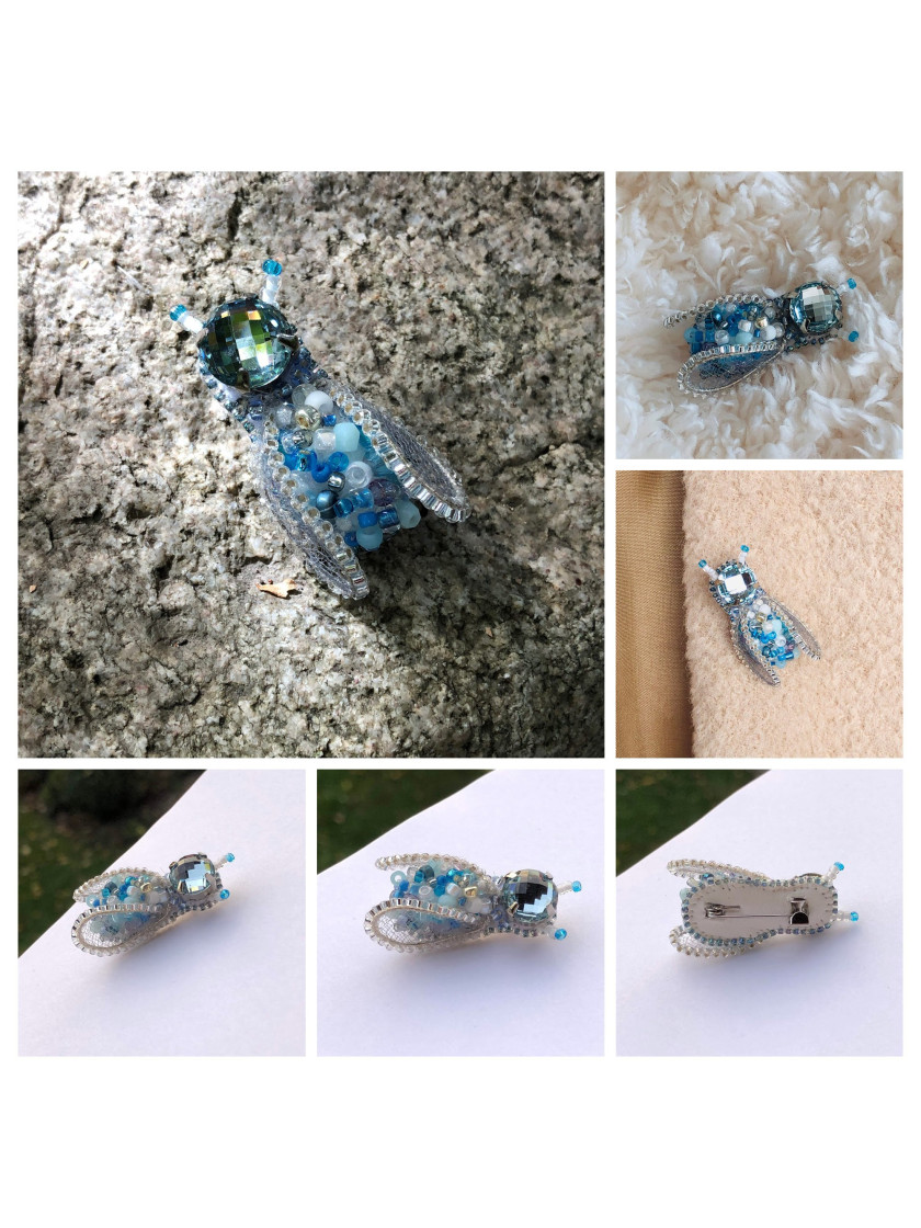 Insect-shaped brooch