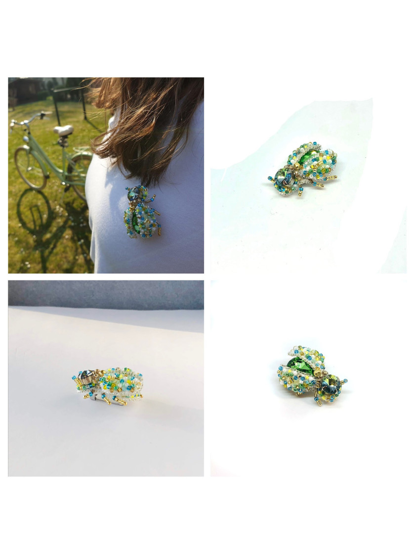 Insect-shaped brooch