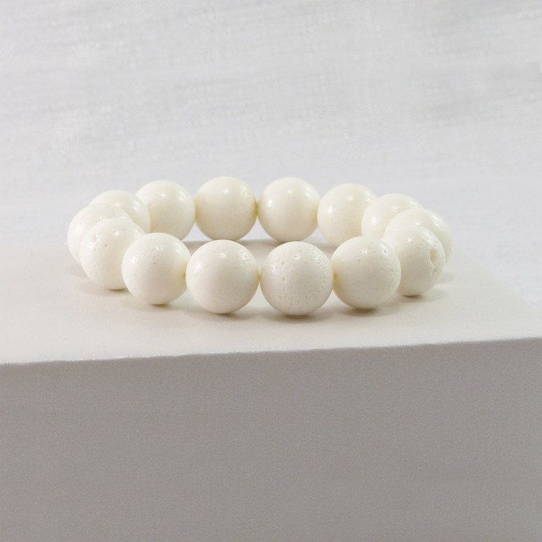 White coral bracelet