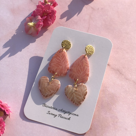 Pink earrings