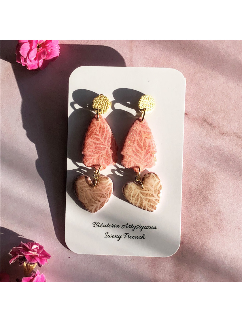 Pink earrings