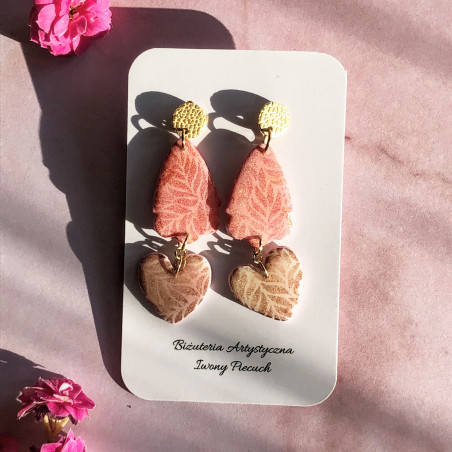 Pink earrings