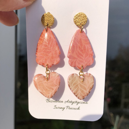 Pink earrings
