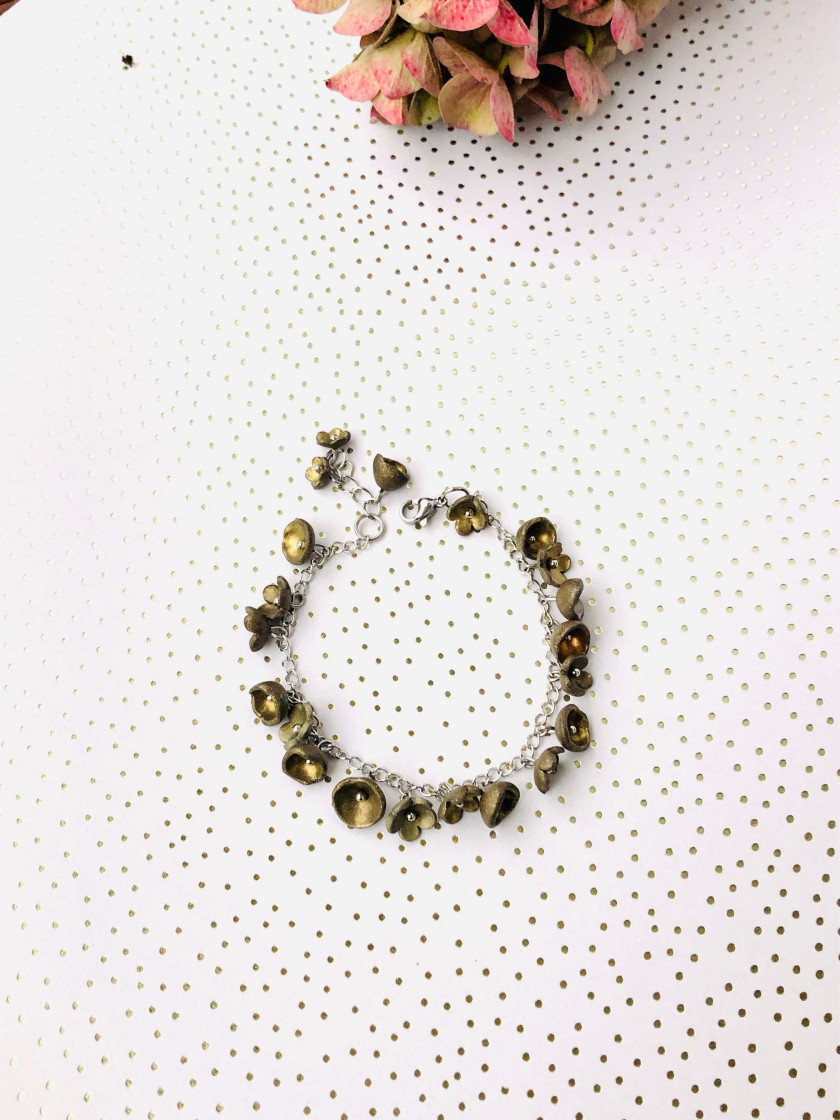 Polymer clay bracelet