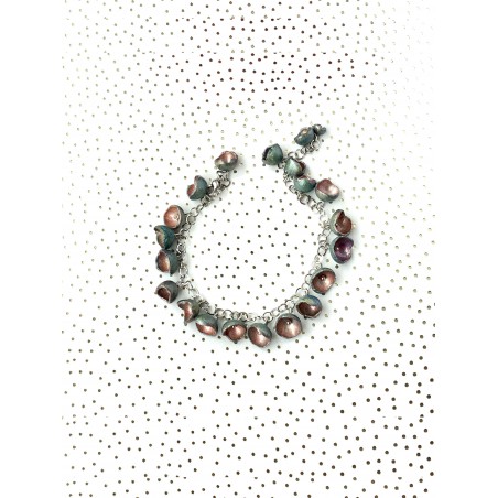 Colorful polymer clay bracelet