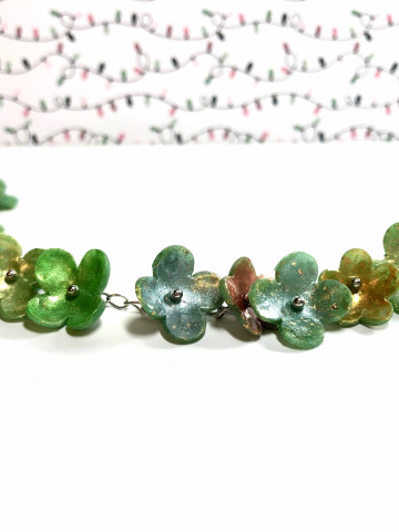 Colorful polymer clay bracelet 2