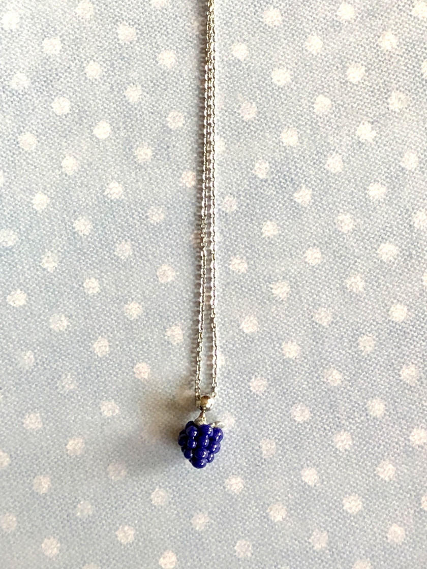 copy of Flower polymer clay necklace