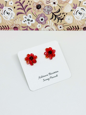 Flower earrings
