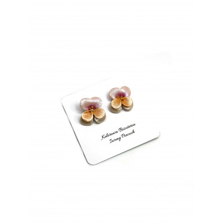 Pink earrings