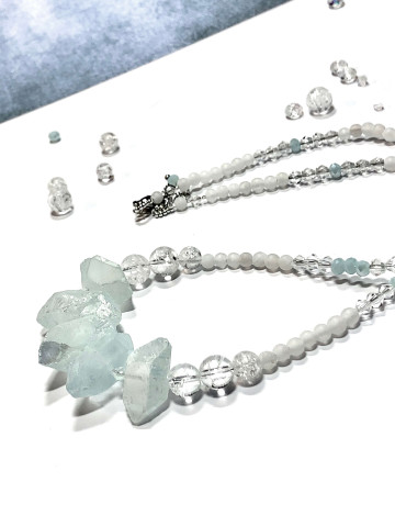 Blue necklace