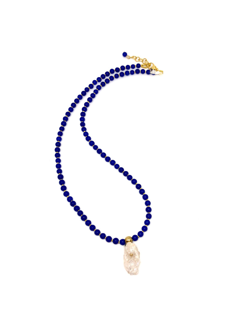 Dark blue necklace