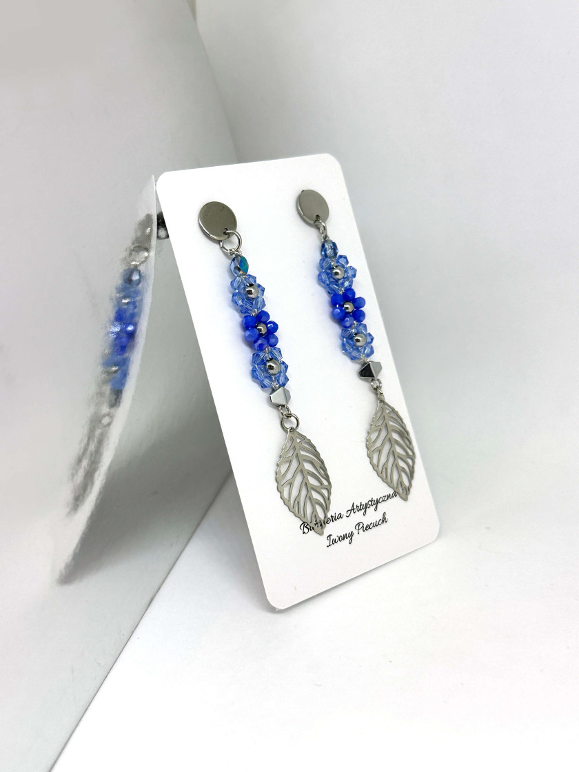 Blue earrings