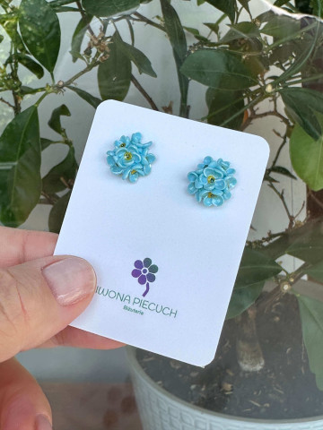 Blue earrings