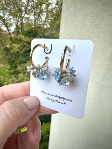Blue earrings 2