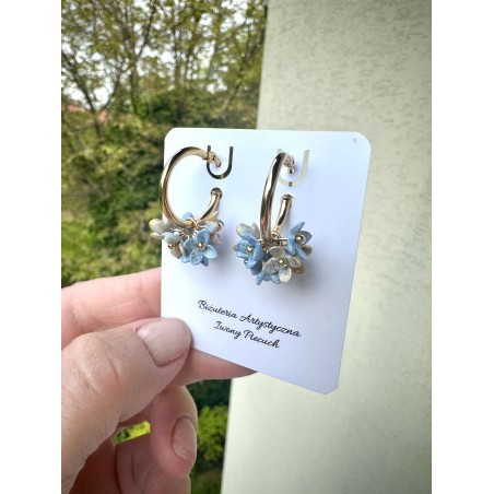 Blue earrings