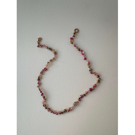Glass and cristal necklace