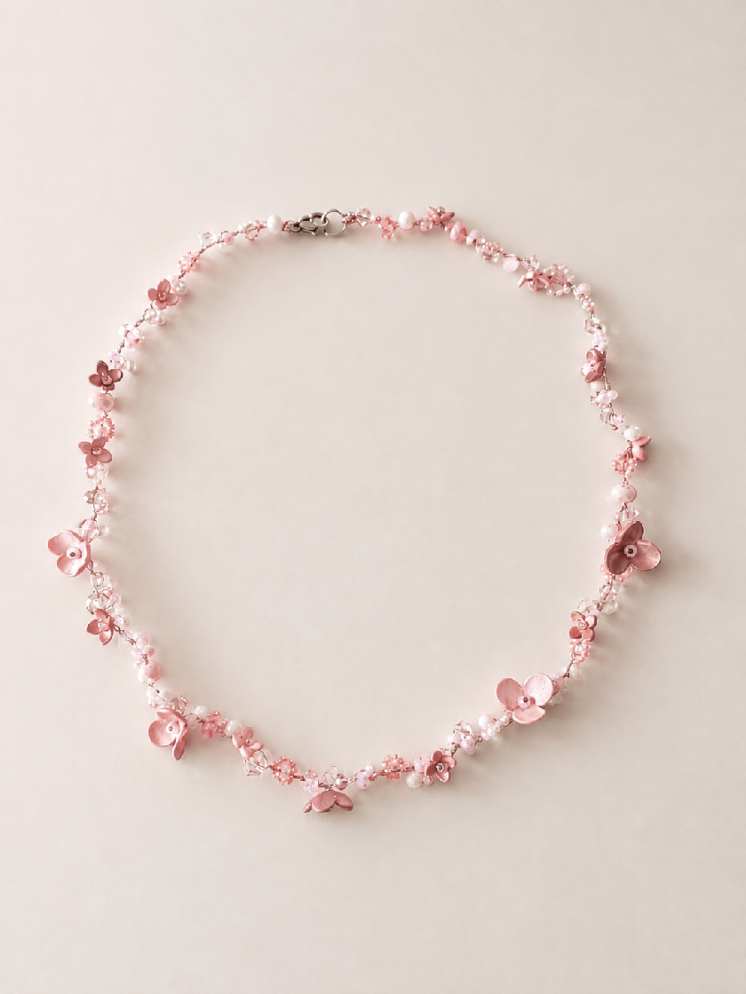 Pink neckace