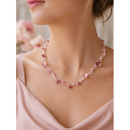 Pink neckace