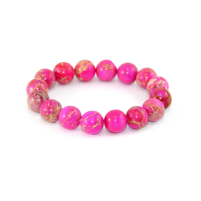 Pink jasper bracelet