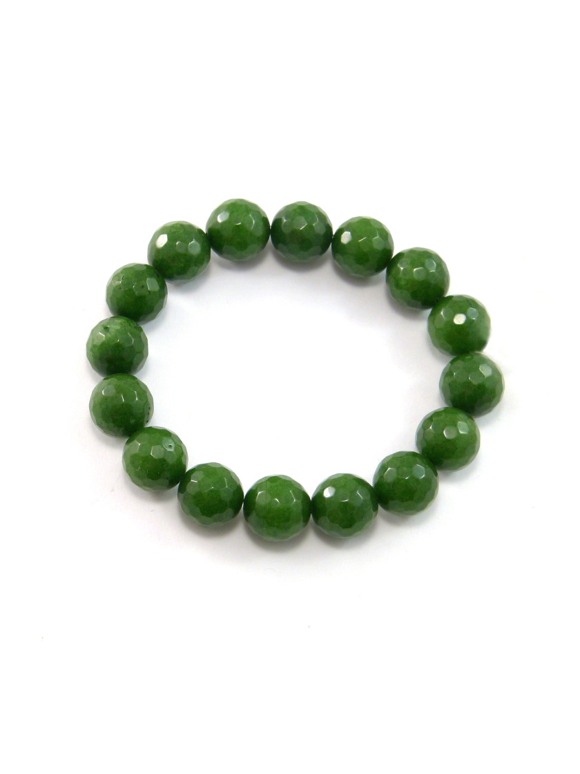 Green agate bracelet