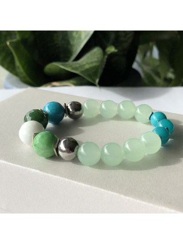 Green turquoise bracelet 2