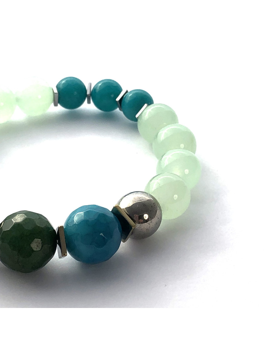 Green turquoise bracelet
