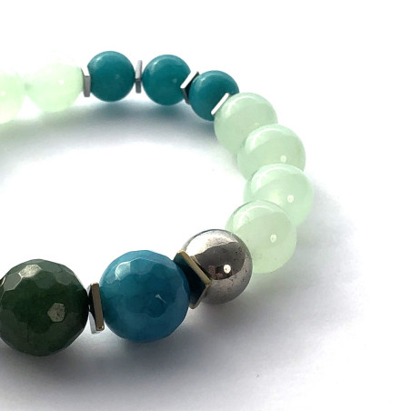 Green turquoise bracelet